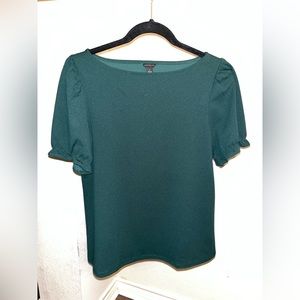 Emerald green Ann Taylor blouse